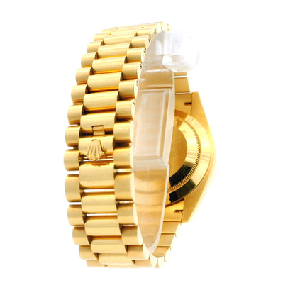 Rolex 228238 Day-Date 40 40mm Green Roman Dial 18k Yellow Gold Watch — photo 18 of 21