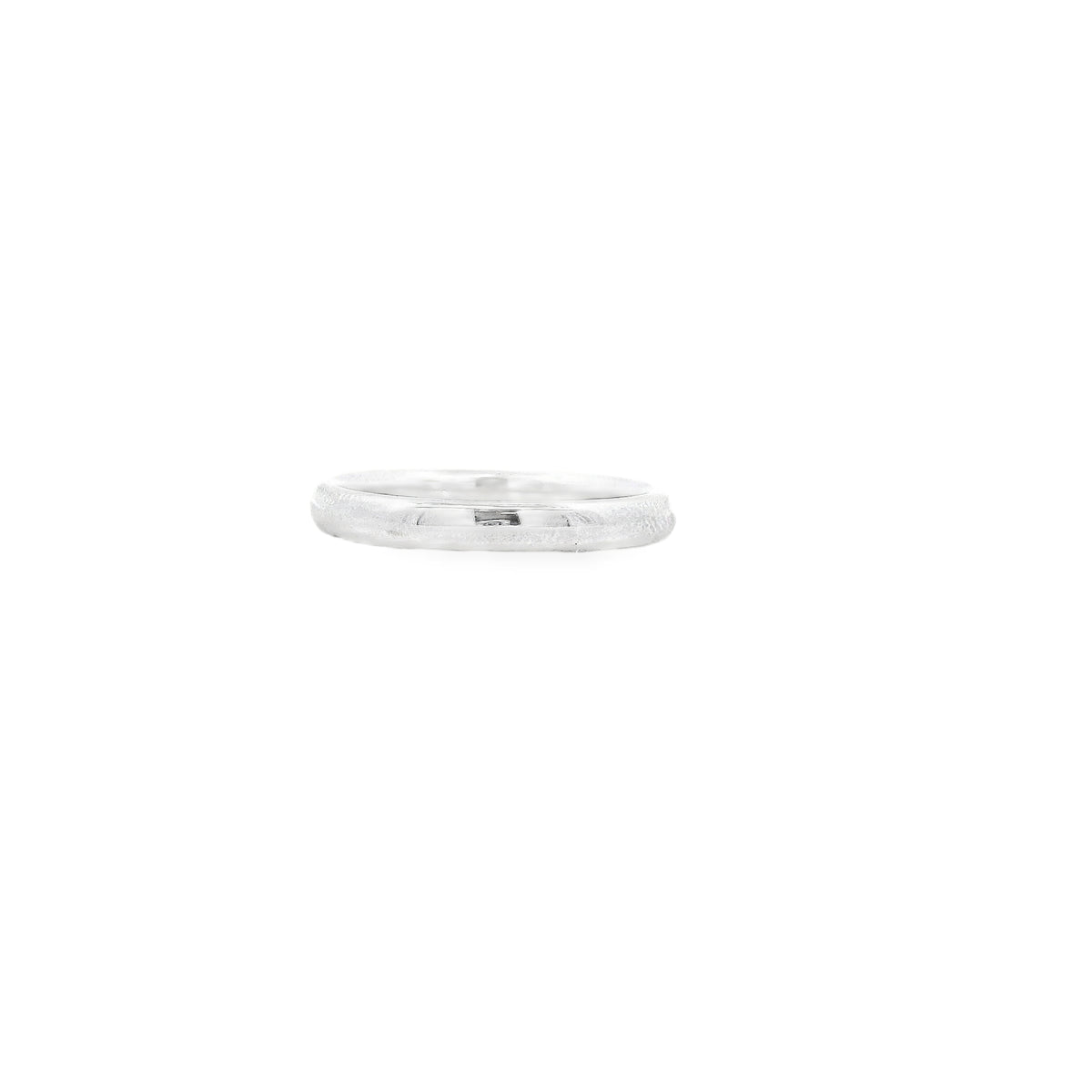 Gabriel & Co. 14k White Gold 0.50ctw Diamond French Pavé Engagement Ring — right three-quarter angle