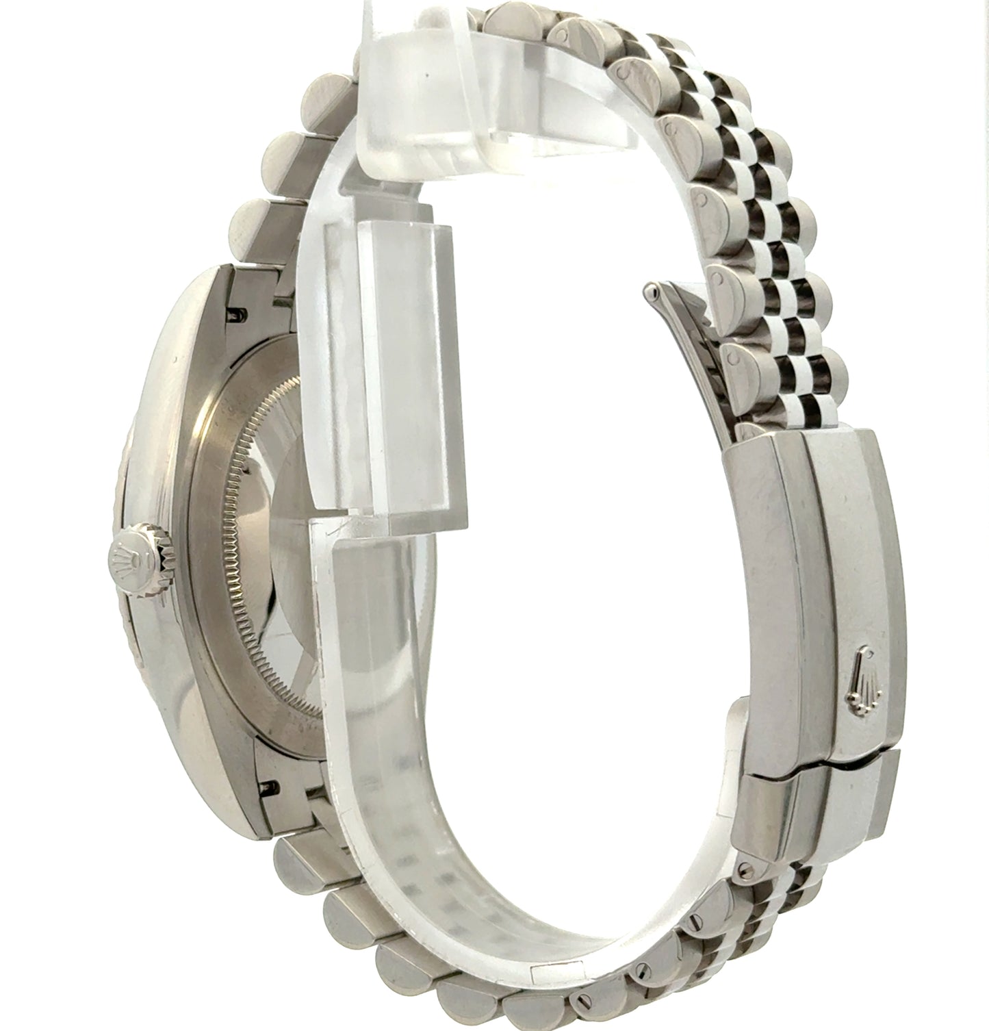 Rolex 126334 Datejust 41mm Diamond Slate Dial Two-Tone Jubilee Watch — worn on the wrist