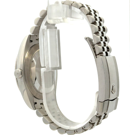 Rolex 126334 Datejust 41mm Diamond Slate Dial Two-Tone Jubilee Watch — worn on the wrist