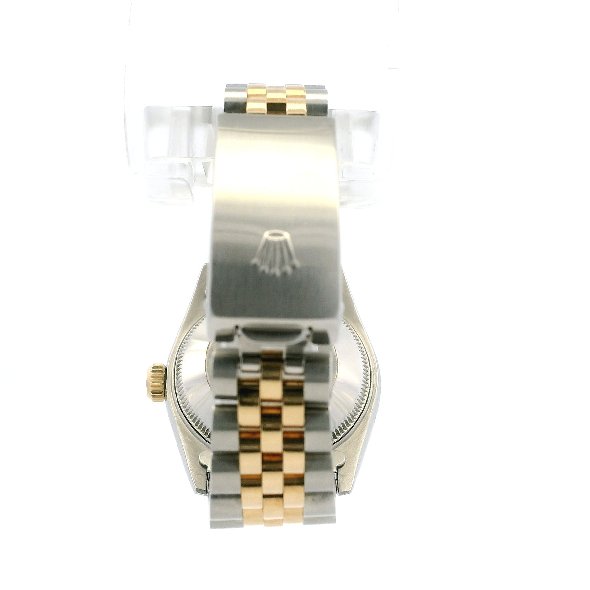 Rolex 68273 Datejust 31mm Diamond Dial Two-Tone Jubilee Watch — worn on the wrist
