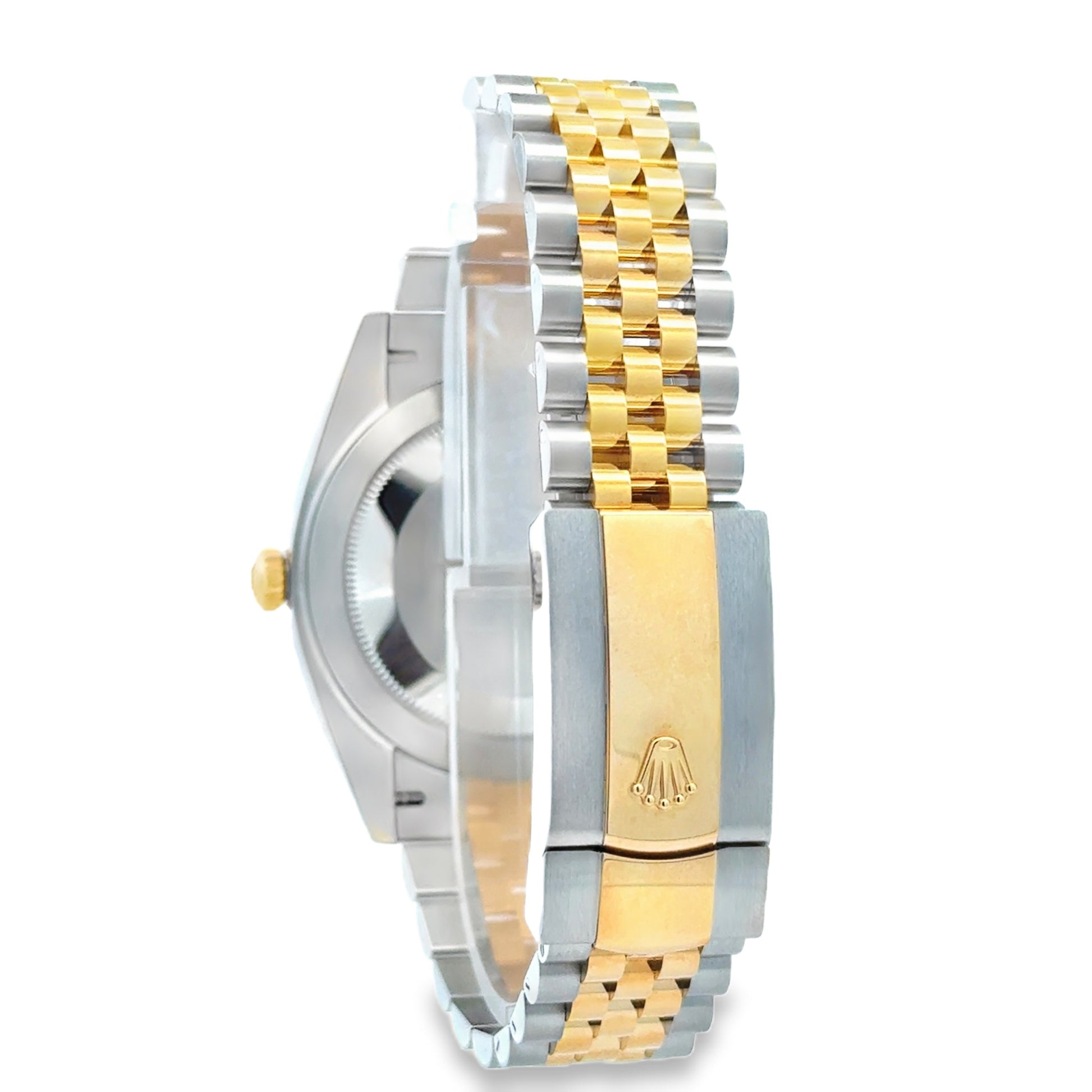 Rolex 126333 Datejust 41mm Wimbledon Dial Two-Tone Jubilee Watch — worn on the wrist