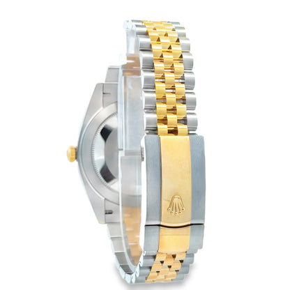 Rolex 126333 Datejust 41mm Wimbledon Dial Two-Tone Jubilee Watch — worn on the wrist