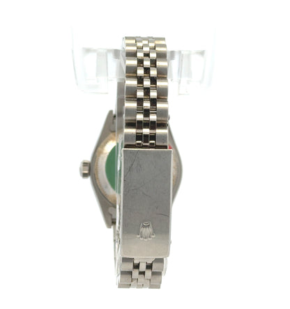 Rolex 79174 Datejust 26mm Two-Tone Blue Dial Jubilee Bracelet Watch — worn on the wrist