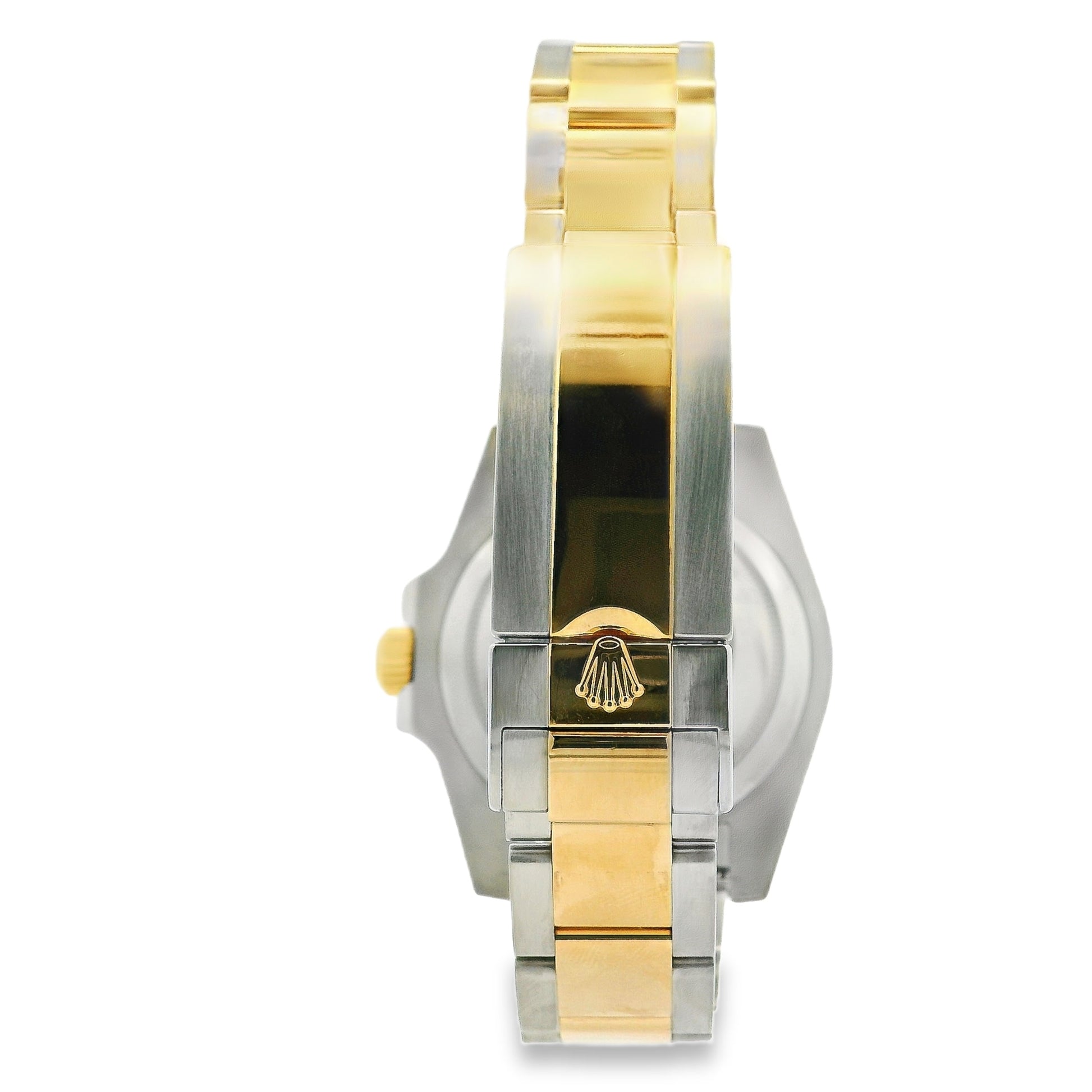 Rolex 116613LB Submariner 40mm Blue Dial Two-Tone Oyster Bracelet Watch — worn on the wrist