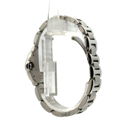 Cartier Ballon Bleu 28mm White Dial Stainless Steel Watch — worn on the wrist