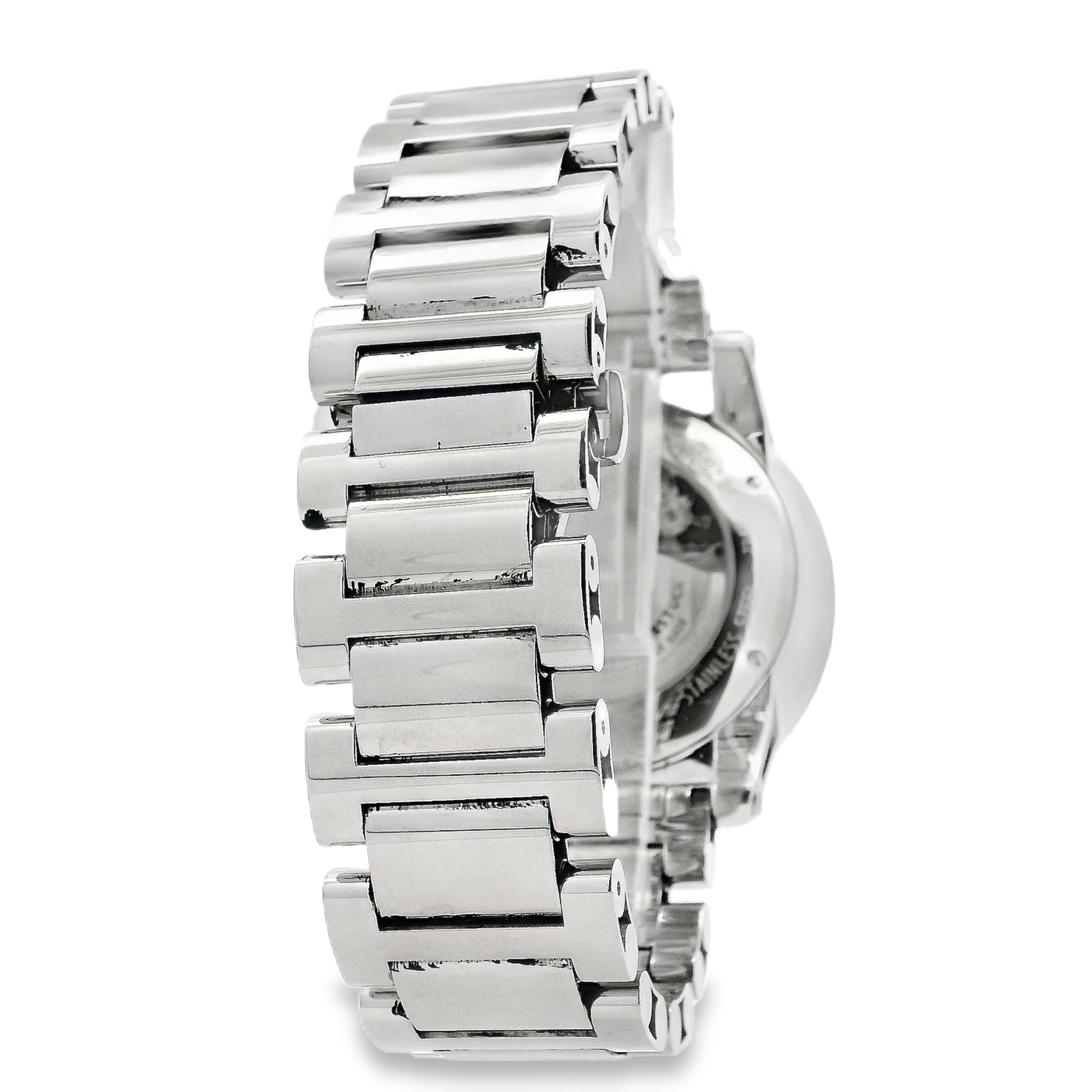 Montblanc 7069 Timewalker 42mm Black Dial Stainless Steel Watch — worn on the wrist