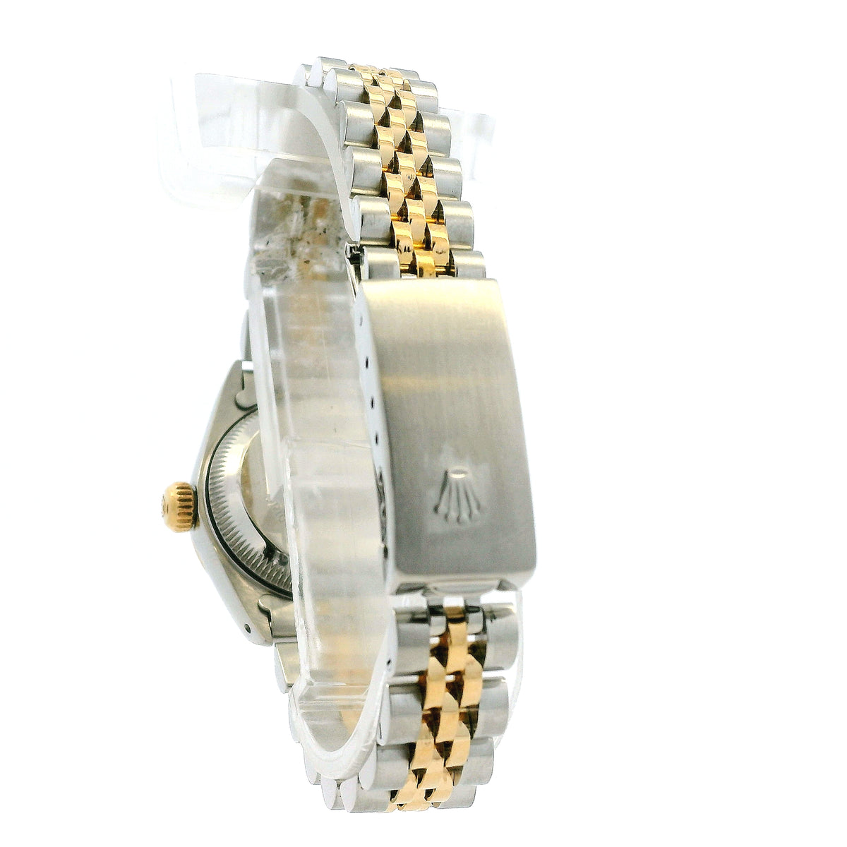Rolex 69173 Datejust 26mm Two-Tone Champagne Dial Watch — worn on the wrist