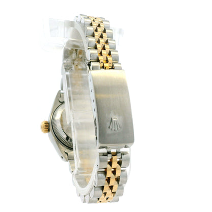 Rolex 69173 Datejust 26mm Two-Tone Champagne Dial Watch — worn on the wrist