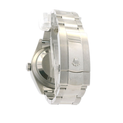 Rolex 326934 Sky-Dweller 42mm Blue Dial Stainless Steel Watch — worn on the wrist