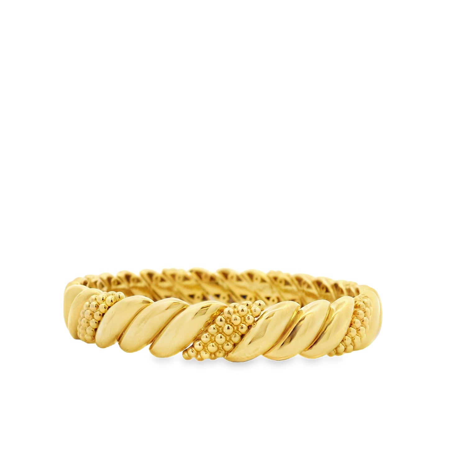 Gabriel & Co. 14k Yellow Gold Bujukan Split Bangle Bracelet — photo 8 of 11