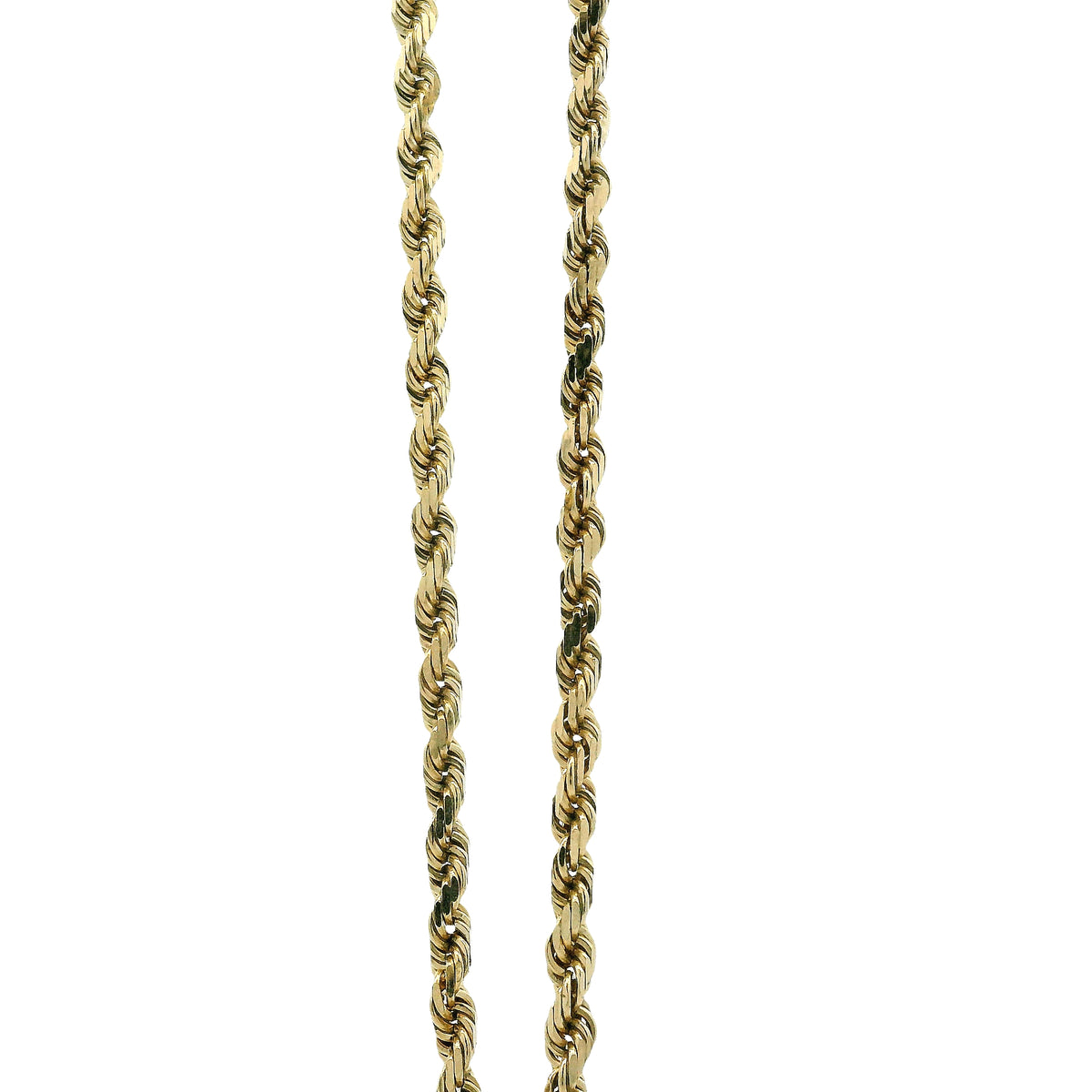14k Yellow Gold Rope Chain Necklace with 1901 Liberty Head $5 Gold Coin Pendant 24" — photo 8 of 8