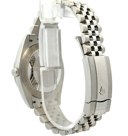 Rolex 126334 Datejust 41mm Diamond Slate Dial Two-Tone Jubilee Watch — photo 8 of 12