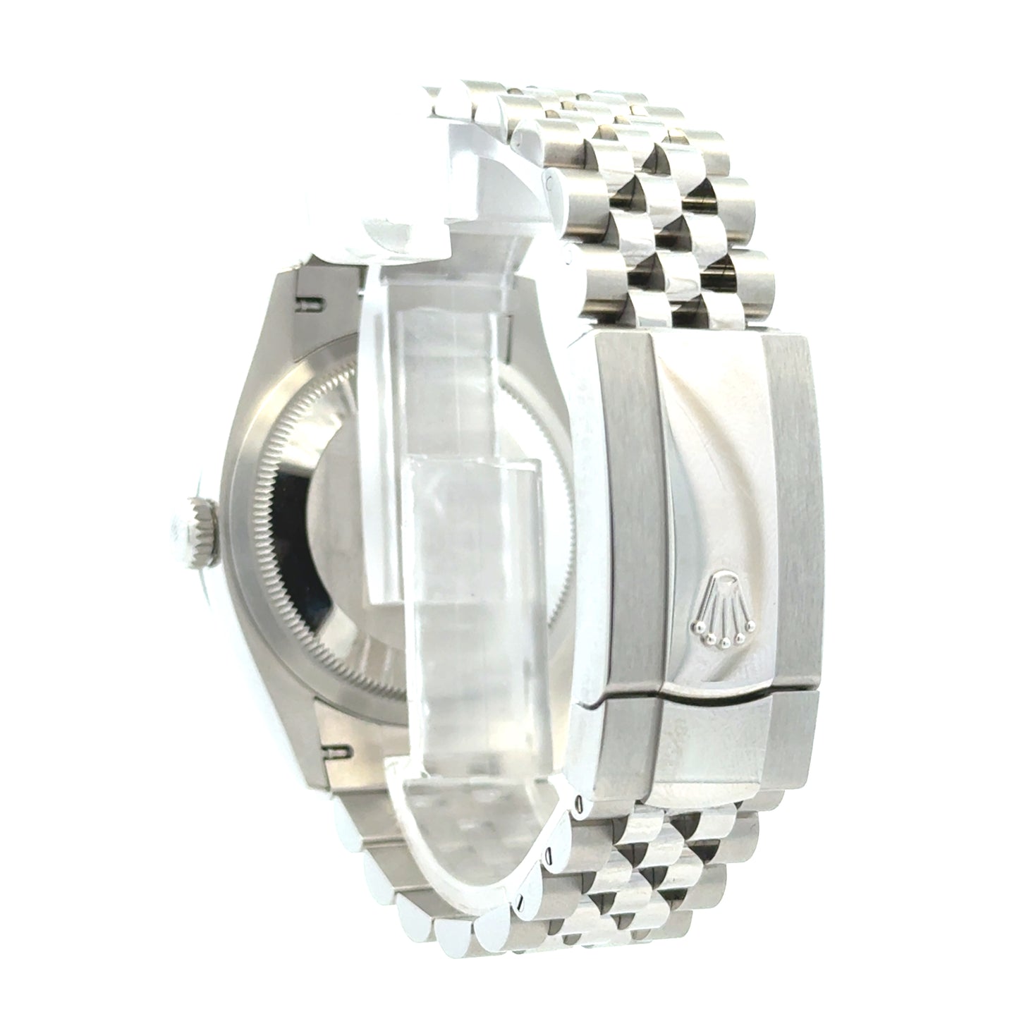 Rolex 126284RBR Datejust 36mm Pink Diamond Dial Diamond Bezel Jubilee Watch — photo 8 of 13