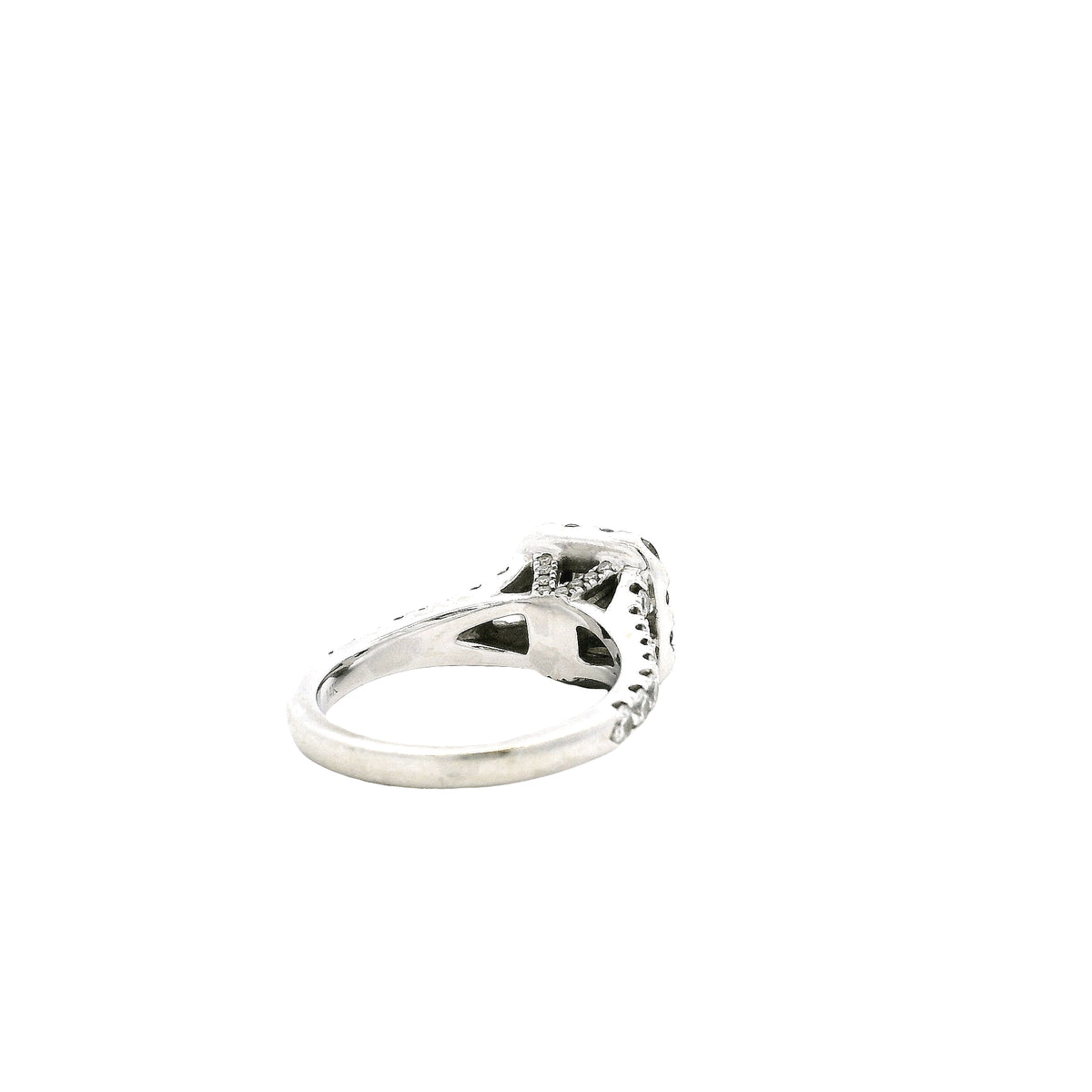 Neil Lane 14k White Gold 0.75ct Cushion Diamond Halo Engagement Ring — photo 8 of 11