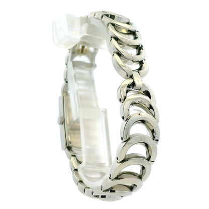 Movado Rondiro 0606007 Mother of Pearl Diamond Bezel Rectangle Stainless Steel Watch — photo 8 of 12