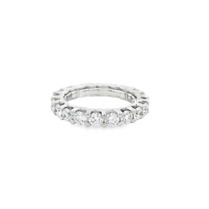 14k White Gold 2.80ctw Round Brilliant Diamond Eternity Ring — photo 8 of 10