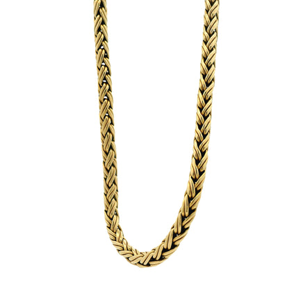 14k Yellow Gold Tiffany & Co. Wheat Chain Necklace 18" — photo 8 of 8