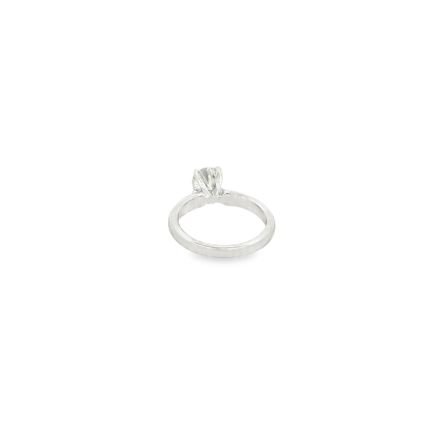 Platinum 0.75ct Round Brilliant Diamond Solitaire Engagement Ring — photo 8 of 10