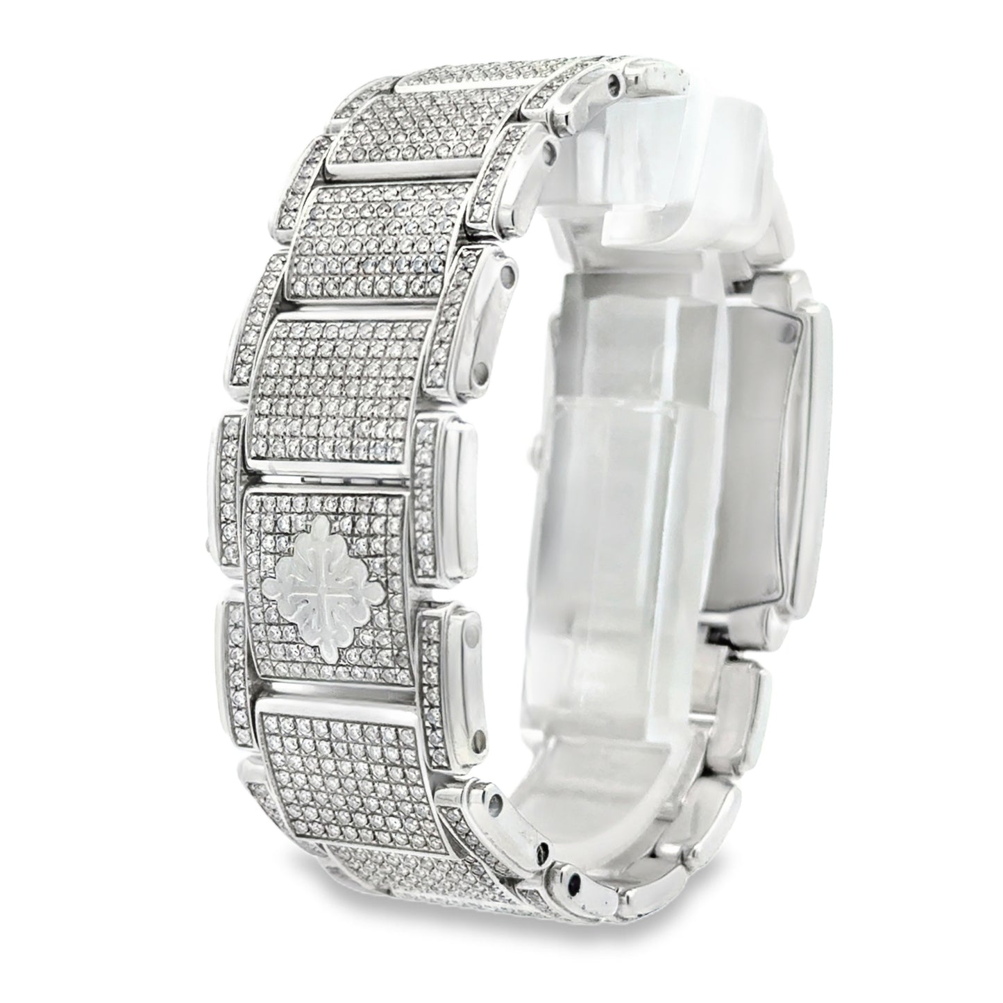 Patek Philippe 4910/10A Twenty~4 Aftermarket Diamond Pavé Watch — photo 8 of 11