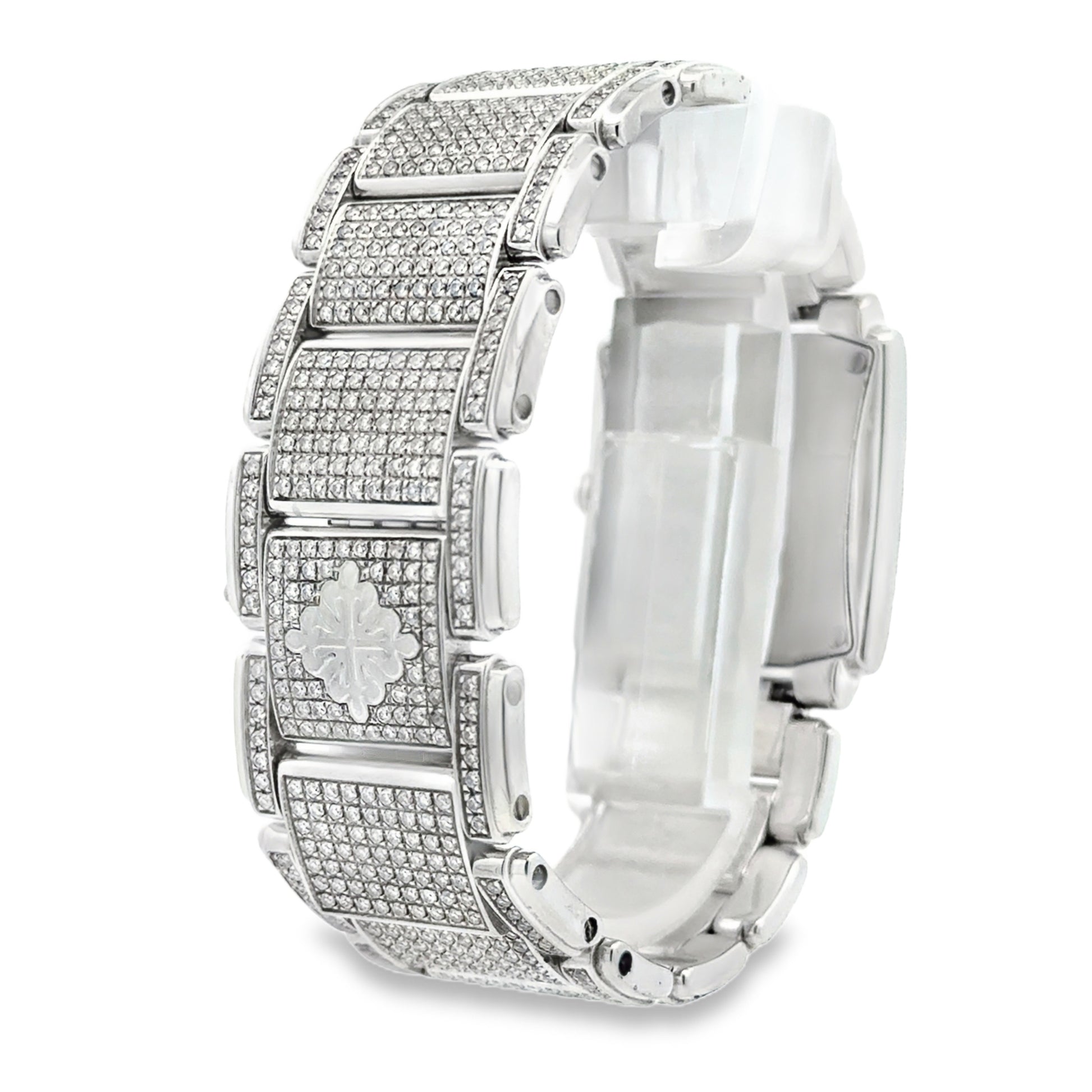 Patek Philippe 4910/10A Twenty~4 Aftermarket Diamond Pavé Watch — photo 8 of 11