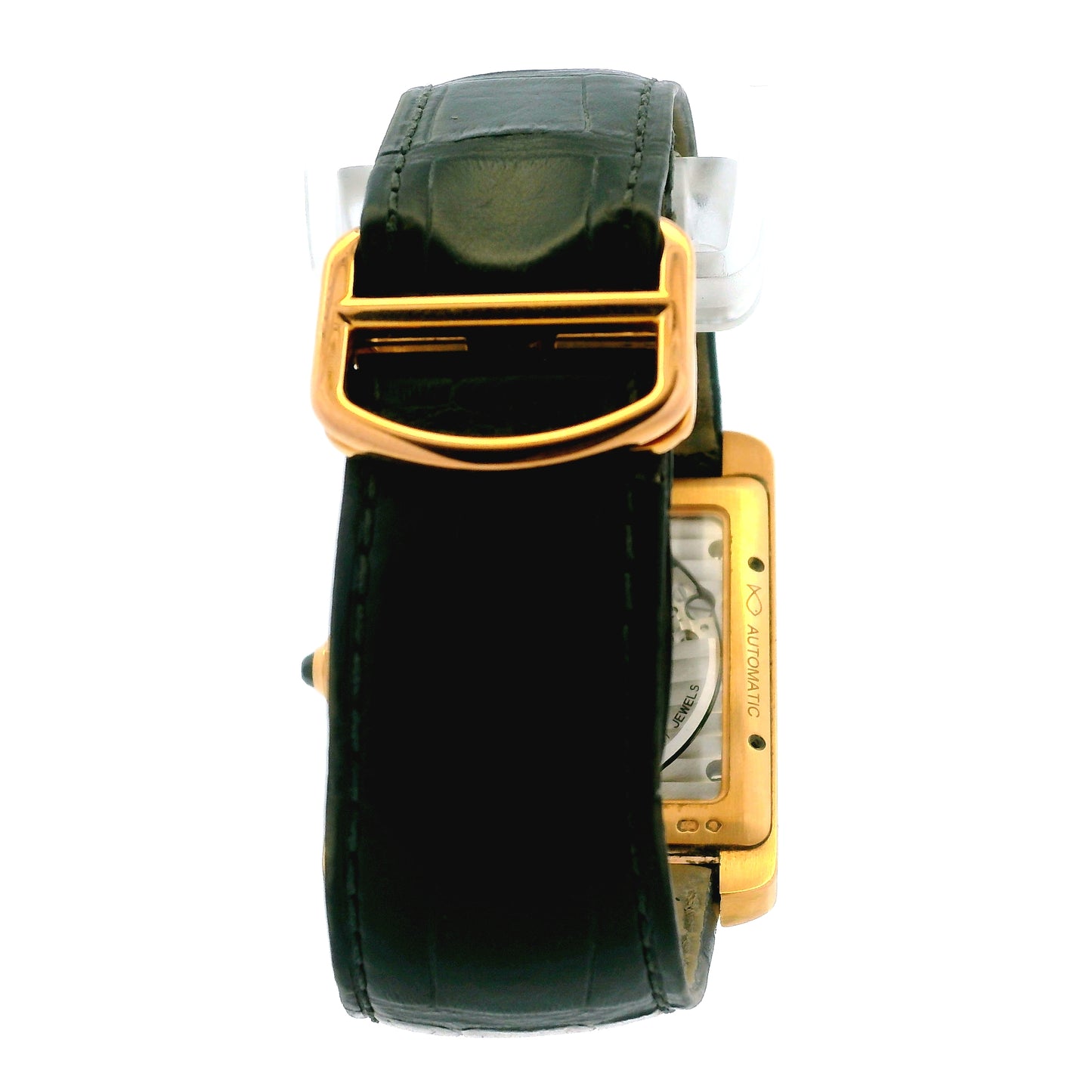 Cartier Tank 3590 18k Rose Gold 35x44mm Silver Dial Watch — photo 8 of 13