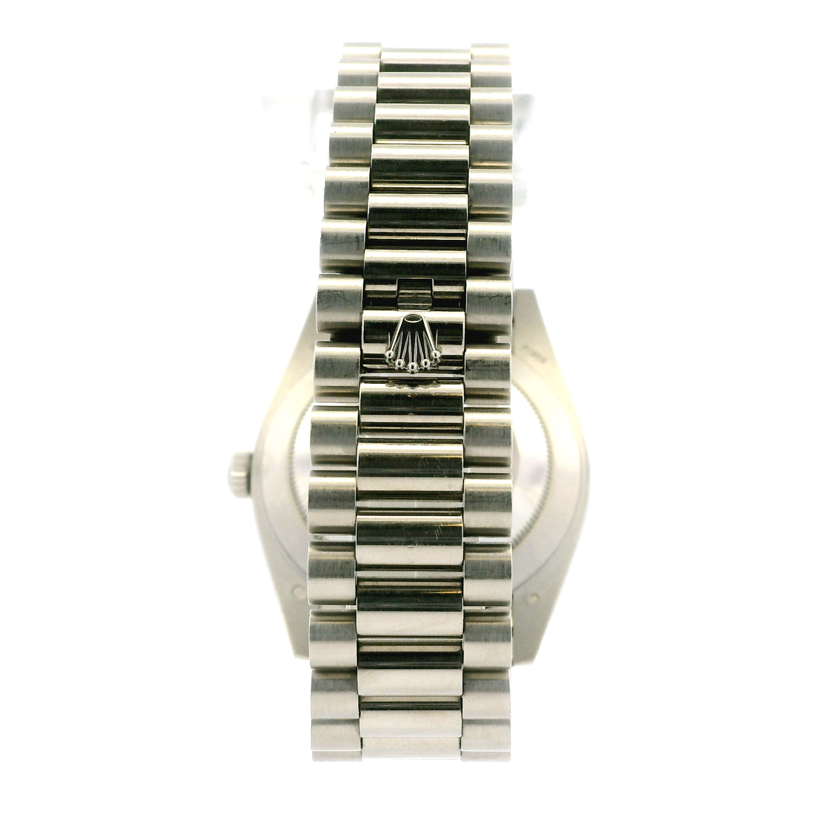 Rolex 228396TBR Day-Date 40mm Platinum Olive Green Roman Dial Watch — photo 9 of 13