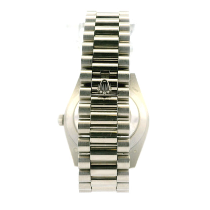 Rolex 228396TBR Day-Date 40mm Platinum Olive Green Roman Dial Watch — photo 9 of 13
