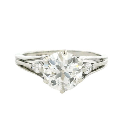 14k White Gold 1.3ct Round Brilliant Diamond Engagement Ring — photo 9 of 9