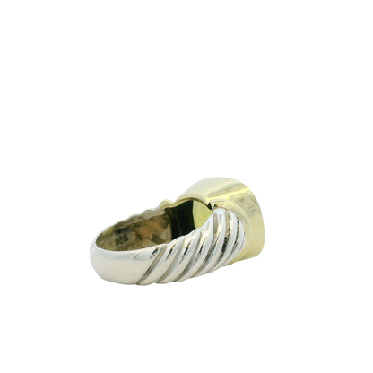 David Yurman 14k Yellow Gold & Sterling Silver Albion Lemon Citrine Ring — photo 9 of 12