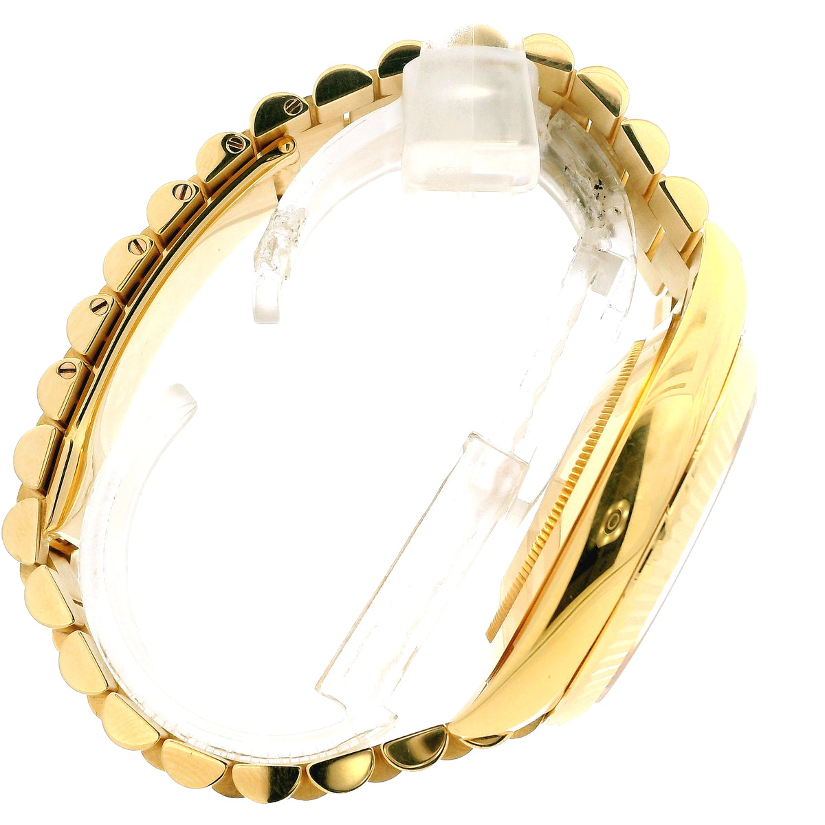 Rolex 228238 Day-Date 40mm Champagne Diamond Dial 18k Yellow Gold Watch — photo 9 of 10