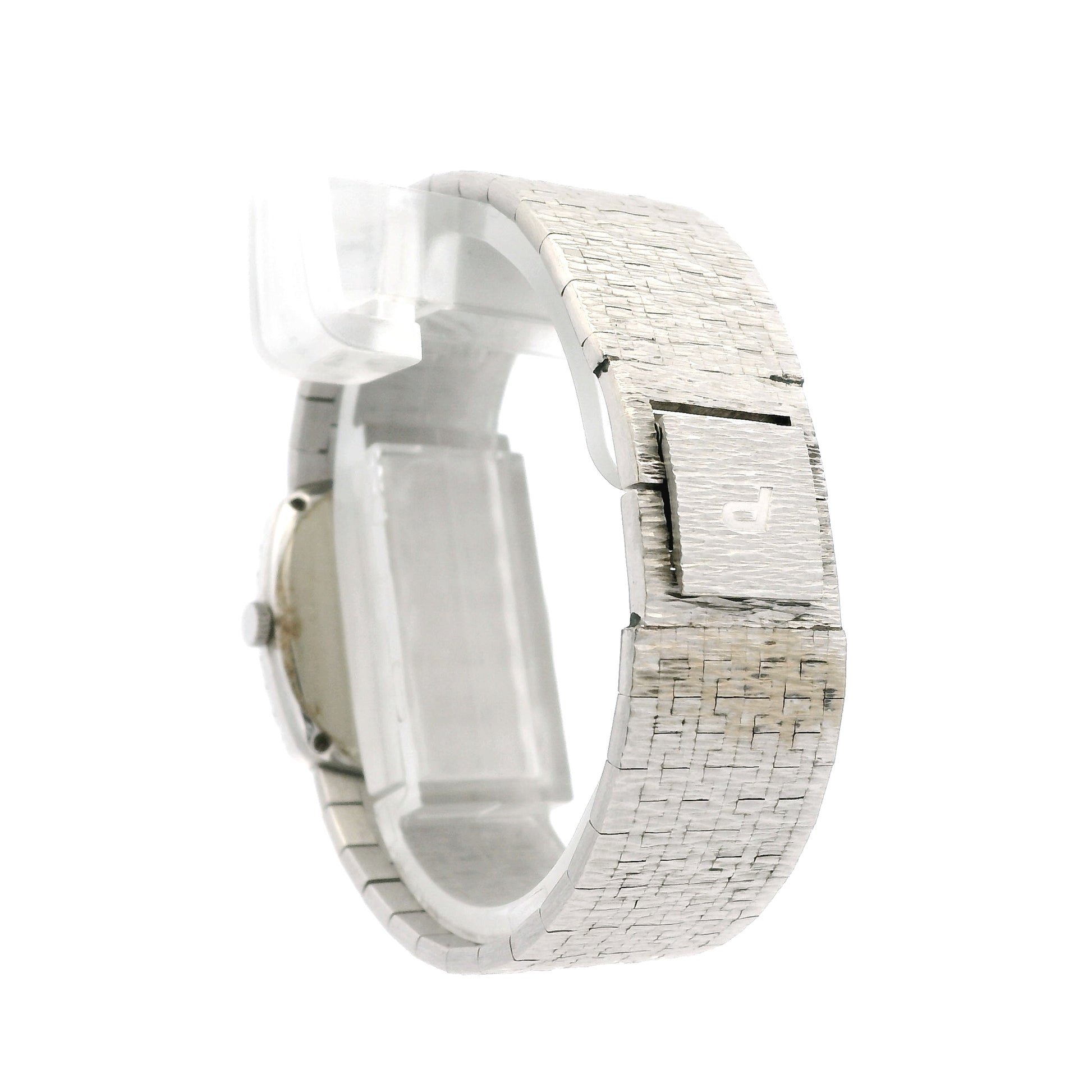 Piaget 9236 A6 18k White Gold Diamond Bezel 23mm Silver Dial Ladies Watch — photo 9 of 13