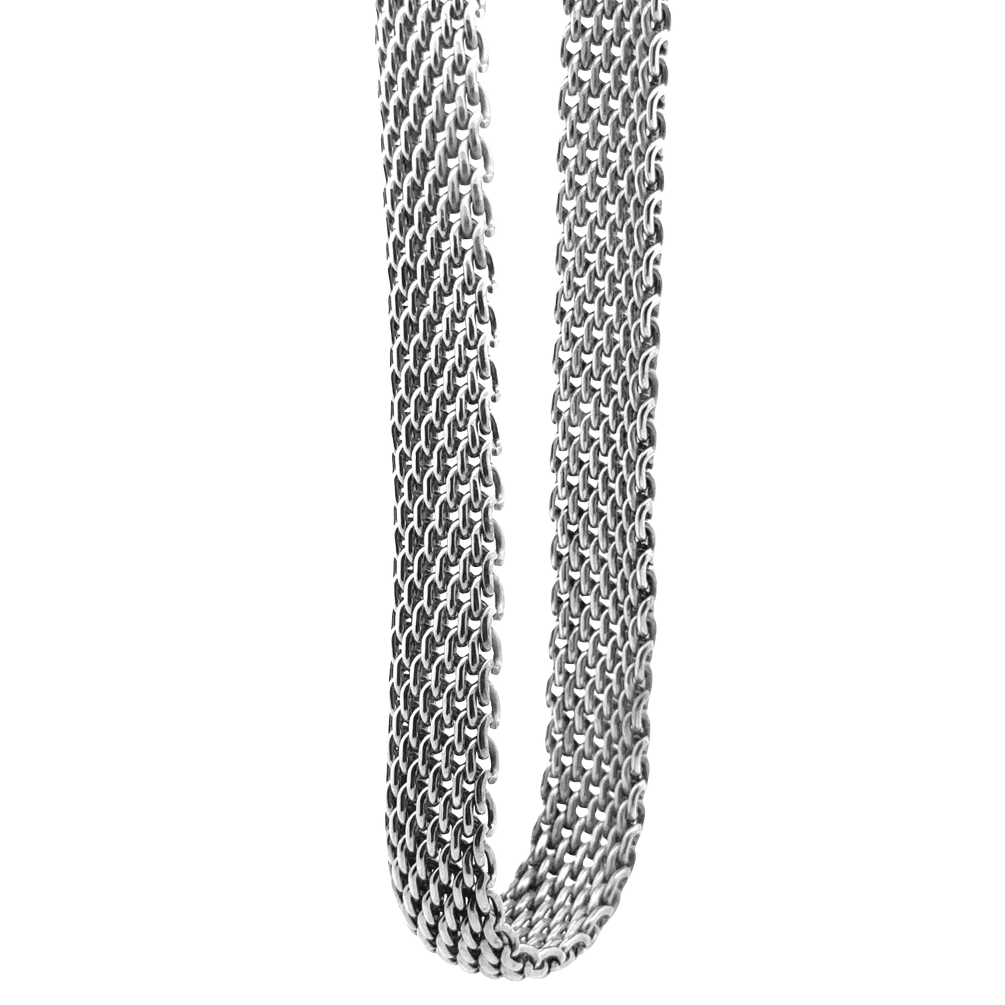 Tiffany & Co Sterling Silver Somerset Mesh Necklace 17"