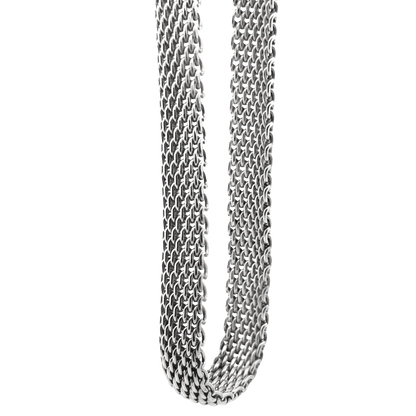 Tiffany & Co Sterling Silver Somerset Mesh Necklace 17"