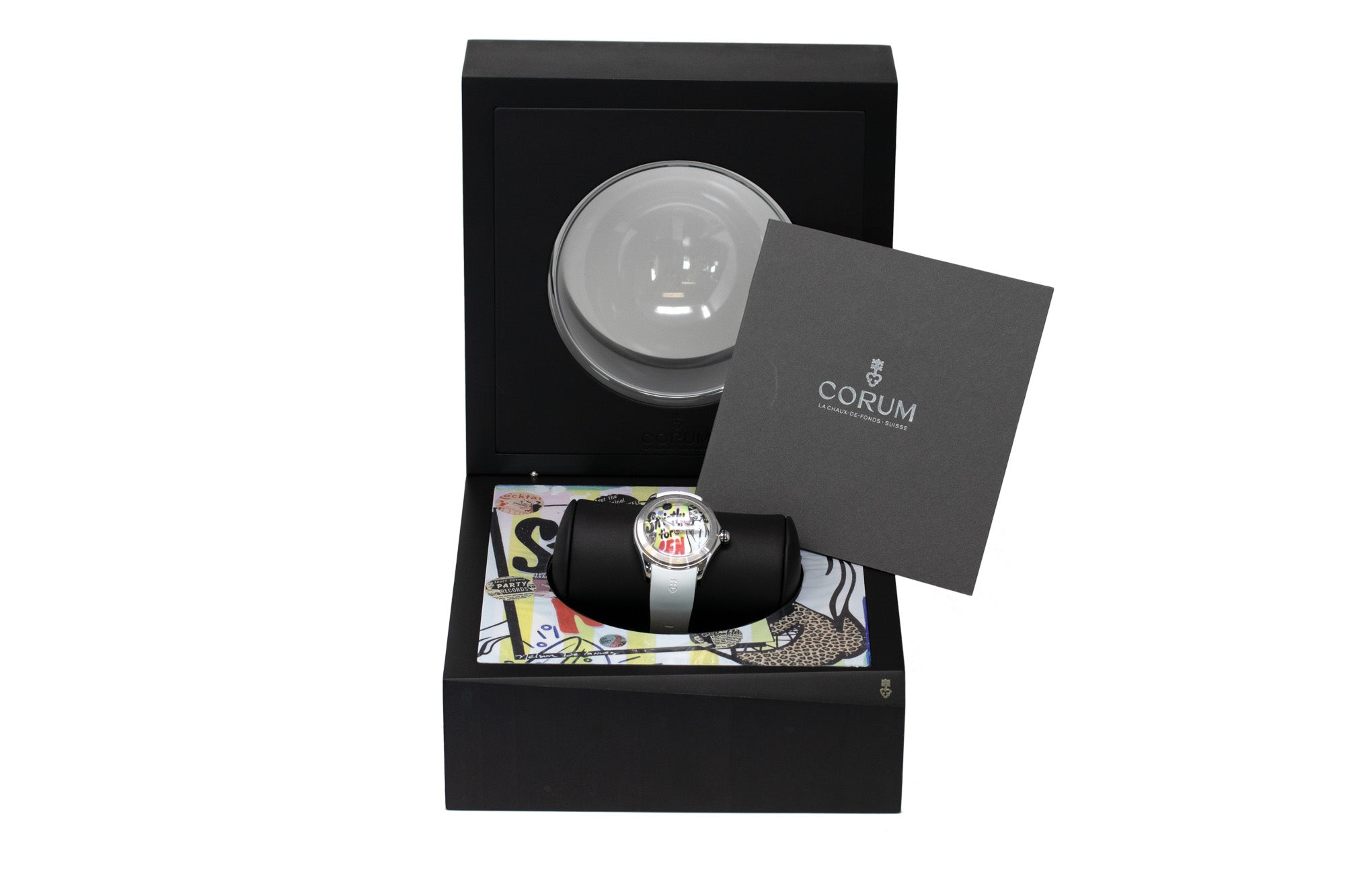 Corum Bubble 42mm Pop De La Nuez Mens Watch