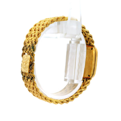 Piaget 9902 E21 Yellow Gold Malachite and Diamond Dial Watch