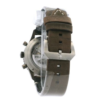 Zenith 11.2240.405 Pilot Cronometro Tip CP-2 Flyback Chronograph Brown Dial Watch