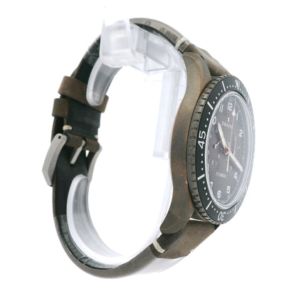 Zenith 11.2240.405 Pilot Cronometro Tip CP-2 Flyback Chronograph Brown Dial Watch