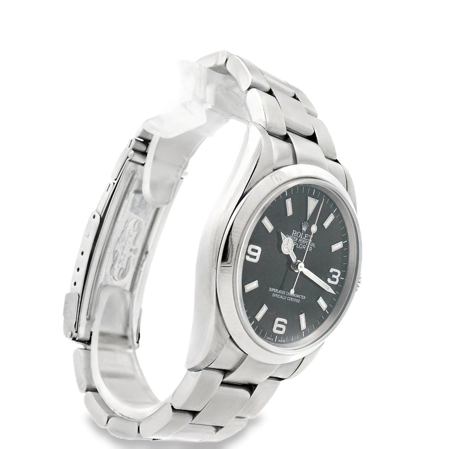 Rolex 114270 Explorer Stainless Steel Black Dial Watch
