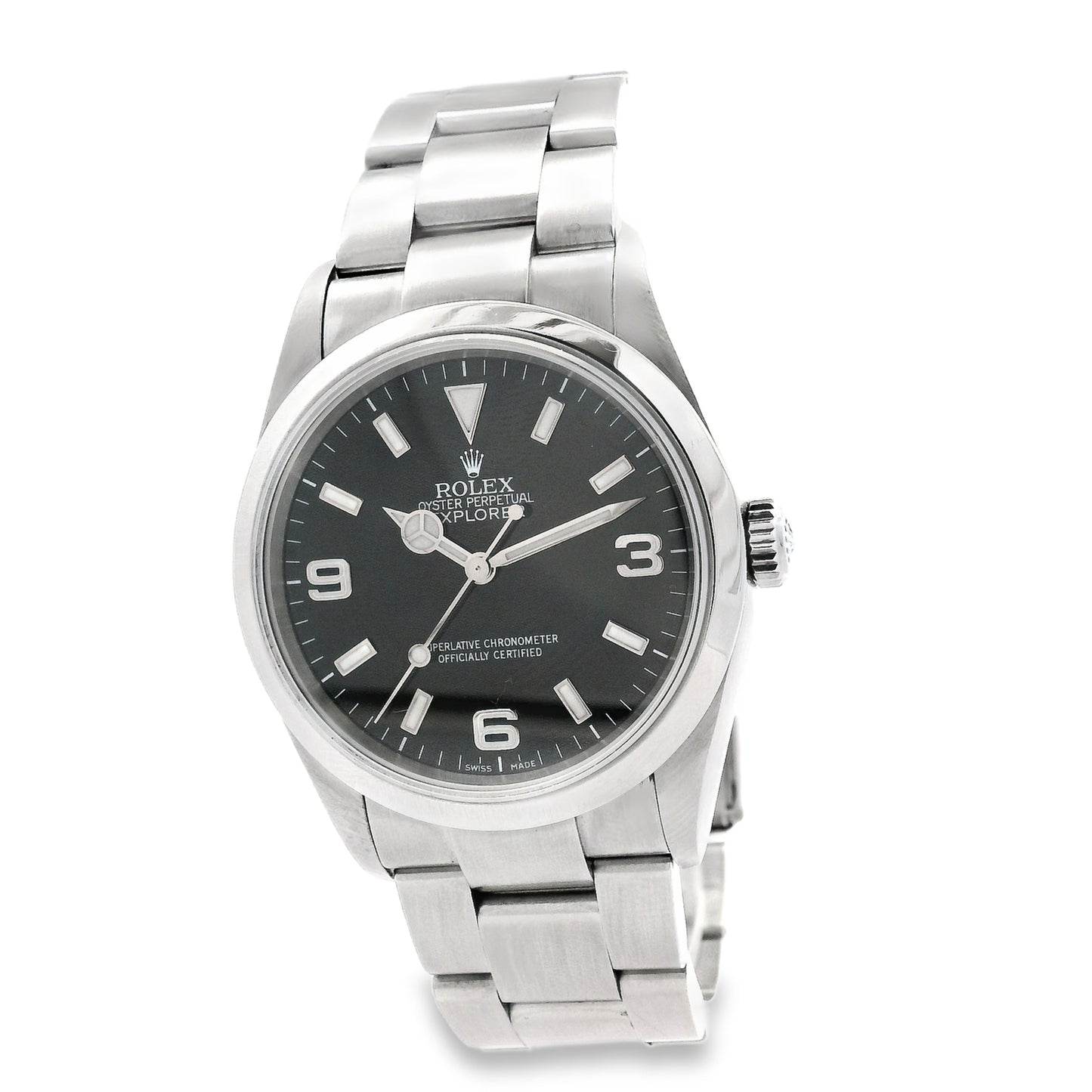 Rolex 114270 Explorer Stainless Steel Black Dial Watch