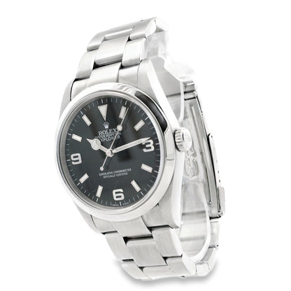 Rolex 114270 Explorer Stainless Steel Black Dial Watch
