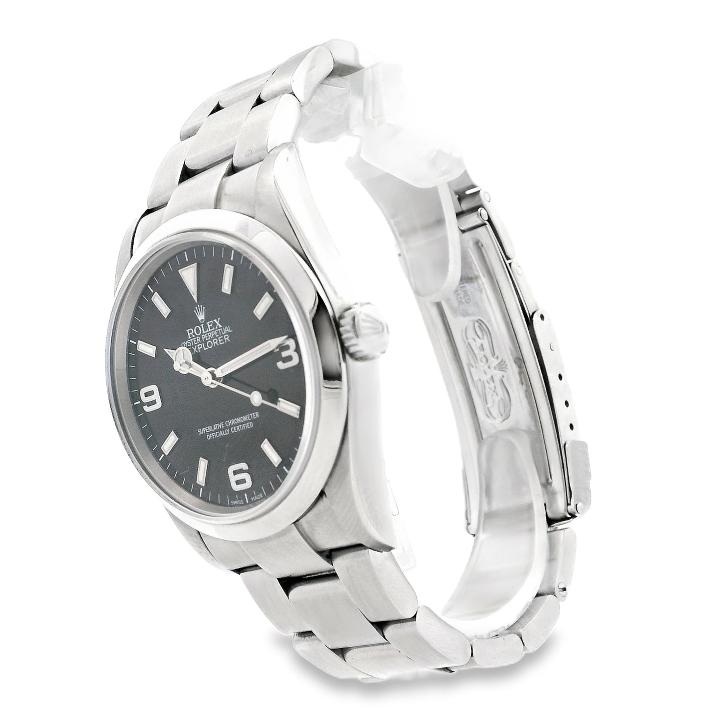 Rolex 114270 Explorer Stainless Steel Black Dial Watch