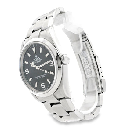 Rolex 114270 Explorer Stainless Steel Black Dial Watch