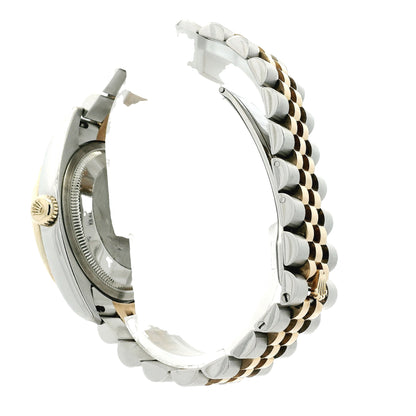 Rolex 116233 Datejust 18k Yellow Gold Aftermarket Mother of Pearl Diamond Watch