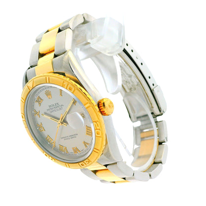 Rolex 16263 Datejust Turn-O-Graph Thunderbird Two tone Watch