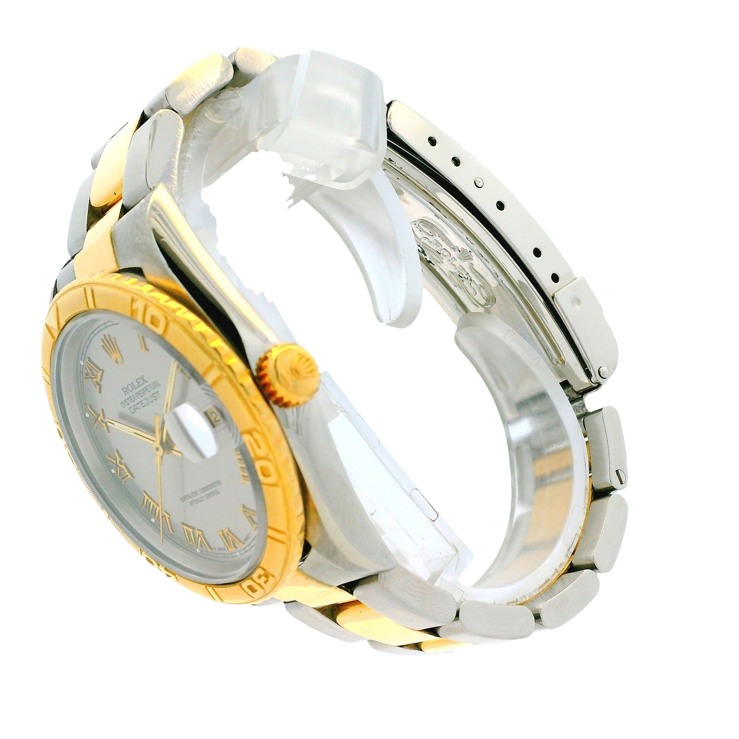Rolex 16263 Datejust Turn-O-Graph Thunderbird Two tone Watch