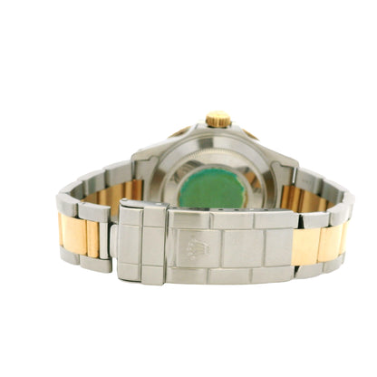 Rolex 16613 Submariner Two Tone Blue Bezel Blue Dial Watch