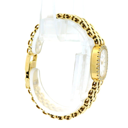 Baume and Mercier 18k Yellow Gold Diamond Watch