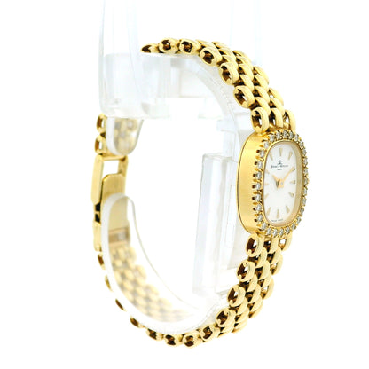 Baume and Mercier 18k Yellow Gold Diamond Watch