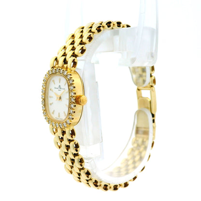 Baume and Mercier 18k Yellow Gold Diamond Watch